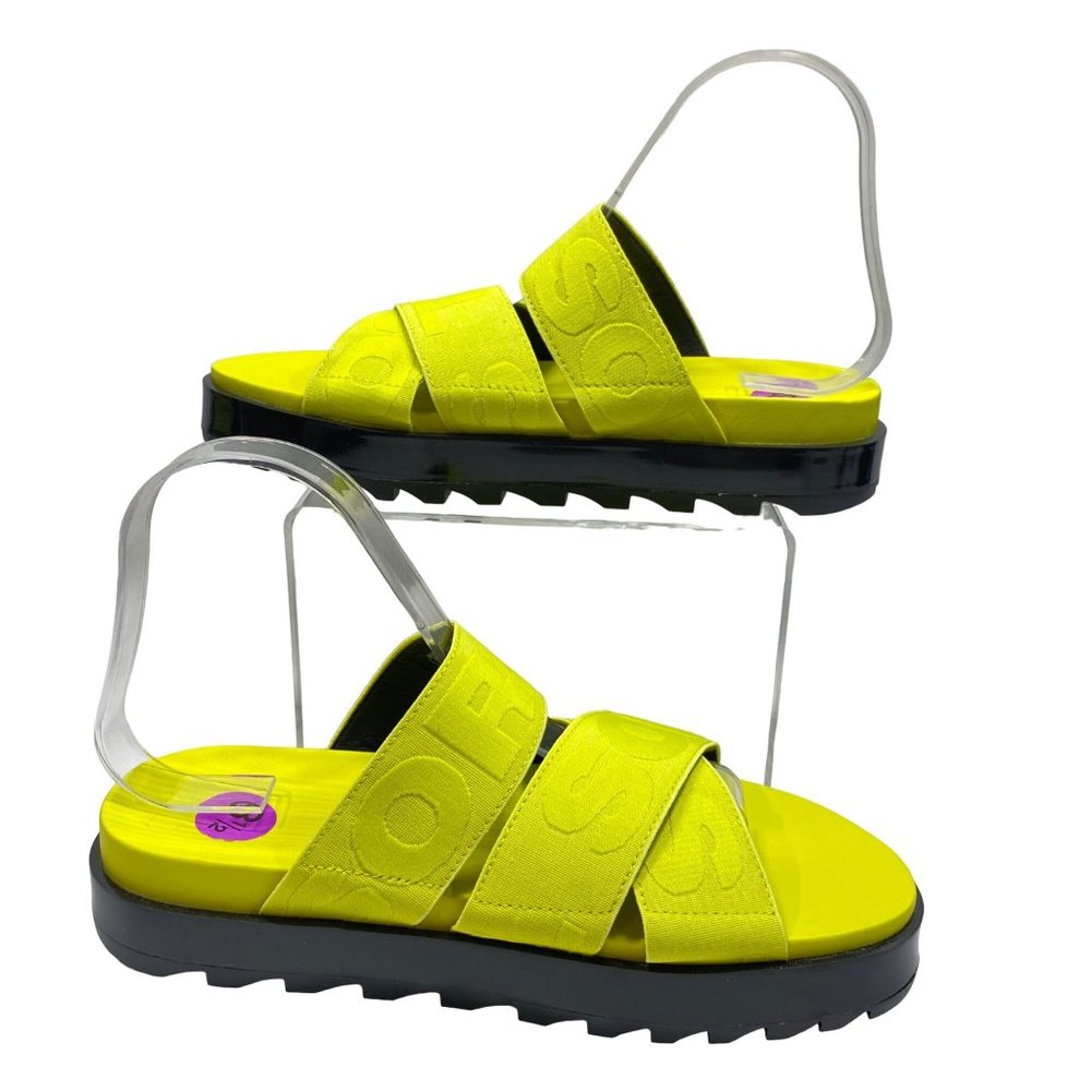 Sorel Lime Green ROAMING Branded FlatForm / Platform Sandals 8.5 - Picture 5 of 12